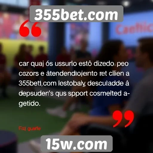 Feedback de usuários sobre o atendimento ao cliente do 355bet