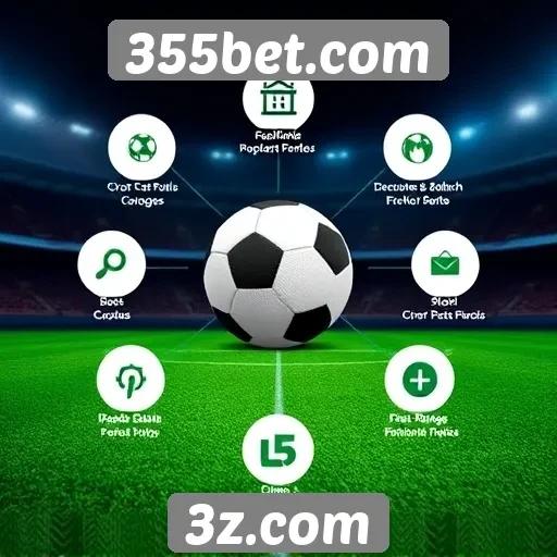 Análise de funcionalidades disponíveis no 355bet.com